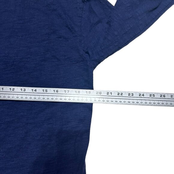 Mitchell & Ness Sporting KC Shirt Adult Large MLS Navy Blue Soccer Long Sleeve - Picture 6 of 10